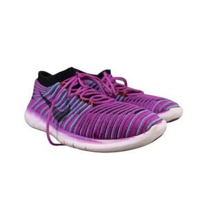 Nike Shoes Womens 7 Athletic Trainer Free RN Flyknit Running Active Sport Purple